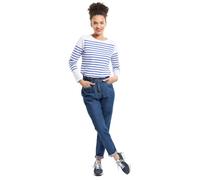 Armor Lux Mujer 76838 Camiseta de Manga Larga Not Applicable, Multicolor (Blanc/Etoile Dw5), Large (Talla del Fabricante: 4)