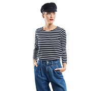 Armor Lux Mujer Plozevet Camiseta Not Applicable, Multicolor (Rich Navy/Blanc Bi8), Medium (Talla del Fabricante: 2)