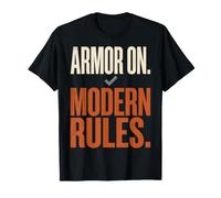 Armor On Modern Rules Medieval Combat Sport Humor Camiseta