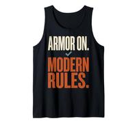 Armor On Modern Rules Medieval Combat Sport Humor Camiseta sin Mangas