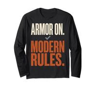 Armor On Modern Rules Medieval Combat Sport Humor Manga Larga
