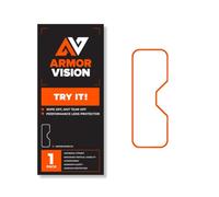 Armor Vision Película de protección de alto rendimiento de segunda generación, película hidrofóbica para gafas deportivas, protector de visión transparente (62 mm, paquete de 3)