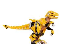Armorsaurs Armor-Up: Dinosaurio Yellow Raptor Blaze - Figura de acción con 7 Piezas de Armadura extraíbles y acción de mordida al presionar la Cola, Edad Recomendada: +6 años