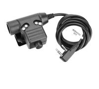 Armorwerx Sistema PTT U94 Compatible con Radio Kenwood/Baofeng (Militar/NATO-US/Peltor cableado)