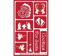 Armour Over N Over Stencil Cookies For Santa