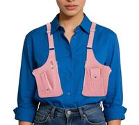 Armpit Bag - Polyester, Size Holster Bag Anti-Theft Design | Adjustable Double Shoulder Sling Concealed Carry Pouch, Chest Wallet For Travel, Outdoor Sports, Running, Hiking, Motorcycle Riding