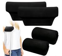 Armpit Pad, Soft Crutch Cushion, 6.5 Inches Cover with Padding, Breathable Flannel Cotton Wrap, Protective Sleeve with Plush Style, Comfort Relief for Walking & Recovery