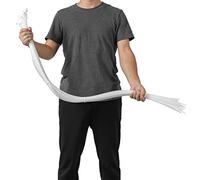 Armpow 25 Piezas bridas para cables de 9x1200 mm, resistencia a la tracción, 80 KGS/175 LBS, resistentes a los rayos UV, con deslizador, bridas de nailon grueso para gestión de cables (Blanco)