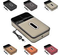 Armrest Storage Box with LED Ambient Light, 8-in-1 Dual Interface Car Armrest Organizer, USB/Pd Fast Charging, Multifunction Center Console Organizer for Cars, SUVs, and Trucks (Beige,Fast Charging)