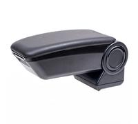 RATI ARMSTER 3 ARMREST COMPATIBLE CON FIAT 500 2008-2015 PIEL ARTIFICIAL NEGRA