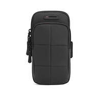 Armtasche, Wasserdicht Handytasche Doppeltaschen verstellbare Handy Sportarmband mit Kopfhörerkabel-Management-Anschluss für Fitnessstudio, JogFitness, Yoga oder Outdoor-Aktivitäten