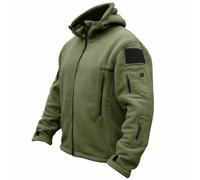 (army green, L) Men's Clothing US Military Winter Thermal Fleece Tactical Jacket Outdoors Sports Hooded Coat Militar Softshell Hiking