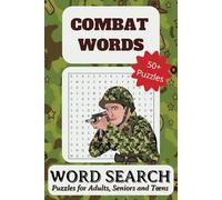 Army & Military Word Search Puzzle Book: Word Searches with Easy to Read Print about Army, Combat, Military, War and More | 6x9 inches, 110 pages | ... Gift for Vacations, Holidays and Free Times