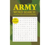 Army Word Seach Puzzle Book: Word Searches with Easy to Read Print about Army, Military, Soldiers and more | 6x9 inches, 110 pages | 50+ Puzzles ...Gift for vacations, holidays and Free Times