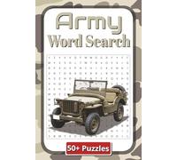 Army Word Search: 50 Plus Puzzles | 110 Pages | 6 in x 9 in