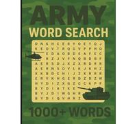 Army Word Search: 8.5" x 11" Activity Book | 80 Military-Themed Word Searches | 1000+ Tactical Terms for Veterans, Kids and Aspiring Soldiers