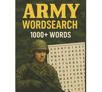 Army Word Search: 8.5" x 11" Activity Book | 80 Military-Themed Word Searches | 1200 Tactical Terms for Veterans, Recruits, and Puzzle Enthusiasts