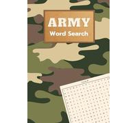 Army Word Search: An Army Word Find Book for Adults, Seniors and Teenagers | 50+ Puzzles | Words From All Branches Of The Military