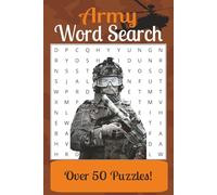 Army Word Search Book: Army Word Search Puzzle Book: Word Searches with Easy to Read Print about Army, military and more | 6x9 inches, 110 pages | 50+ ... Gift for Vacations, Holidays and Free Times