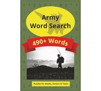 Army Word Search Book for Kids age 7-15: Super and Ultimate Army word search book for kids, adults and teens | Word search activity book for kids | ... easy words search with solutions | 6*9 inches