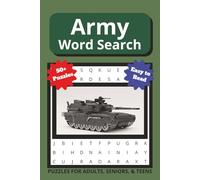 Army Word Search Book: Word Searches with Easy to Read Print about The Army, Military, Combat, and More | 6x9 inches, 110 pages | 50+ Puzzles... Gift for Vacations, Holiday, and Spare Times.