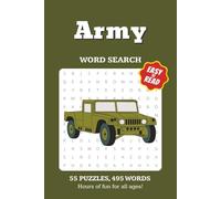 Army Word Search: Challenging and Relaxing Military-Themed Puzzles for Adults, Seniors, and Teens