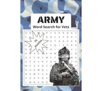 Army Word Search Puzzle Book: Easy to Read Printed Word Search Puzzles About The Army, Army Life, Veterans, and More | 6x9 inches, 150 pages | 75 ... for Holidays, Parents, Teens, or Free Time