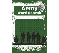 Army Word Search Puzzle Book for Adults and Teens: 55 Fun Military-Themed Puzzles | Search-and-Find Word Games Featuring Ranks, Equipment, and More