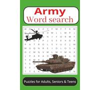 Army Word Search Puzzle Book for Adults and Teens: Packed with 50+ Easy-to-Read Military Word Searches on Training, Tactical Skills, and Combat ... Gift for Holidays, Travel, and Relaxation