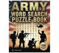 Army Word Search Puzzle Book: Military-Themed Words | Large Print Puzzles for Adults, Teens, Veterans, and Military Enthusiasts: 500 army-related ... - the ultimate military-themed brain workout.