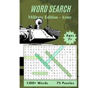 Army Word Search Puzzle Book: U.S. Military Edition | 75 Word Hunts, Pages of Brain-Boosting Fun | 6"x9" Paperback for Veterans, Soldiers, & Patriotic Puzzle Lovers