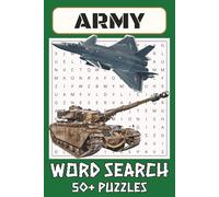 Army Word Search Puzzle Book: Word Search with Easy to Read Print about Army, Wars, Military and More I 6x9 inches, 110 pages I 50+ Puzzles ... Gift for Vacations, Holidays and Free Times