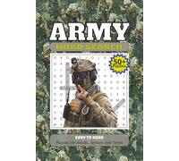 Army Word Search Puzzle Book: Word Searches with easy to read about Army, and More |6X9 inches, 110 pages, | 50+ Puzzles Gift for vacations and holidays