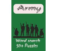 Army word search puzzle book: Word searches with easy to read point army,military and more /6×9 inches 110 pages / 50+ puzzles / Gift for vacation, holidays and free times