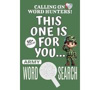 Army Word Search Puzzle Book: Word Searches with Easy To Read Print About Army, Army-themed Puzzle Game, This One Is For You Book | 6x9 Inches, 110 ... Relaxation, Vacations, Holidays, Leisure Time