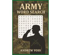 Army Word Search Puzzle Book: Word Searches with Easy to Read Print about the Army, Military, Veterans and More | 6x9 inches, 110 pages, | 50+ Puzzles | Gift for Vacations, Holidays, and Free Times