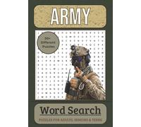 Army Word Search Puzzle Book: Word Searches with Easy to Read Print about the Army, Military, War and More |6x9 inches, 110 pages|50+ Puzzles … Gifts for Vacations, Holidays and Leisure
