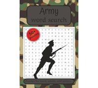 Army Word Search Puzzle Book: Word Searches with Easy-to-Read Print about the Army, Soldiers, Teams, and More | 6x9 inches, 110 pages | 50+ puzzles ... as a gift or for a fun and relaxing activity!