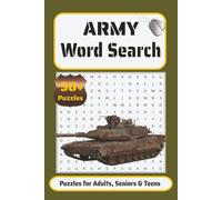 ARMY WORD SEARCH: Word Search about the Army, Military and More | 6x9 inches, 110 pages | 50+ Puzzles