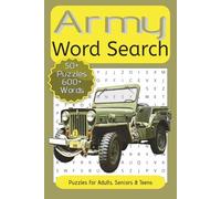 Army Word Search: Word Searches about the Army, Military Service, The Armed Forces ad More. | 6x9 inch, 110 Pages | Puzzles For Adults, Seniors And Teens.