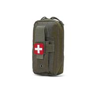 Armygreen Molle Medical Pouch, Tourniquet Holder Tactical First Aid Pouch, Ifak Pouch, Emergency Survival Bag for Camping And Hiking