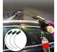 ARMYJY 3 adaptadores de lavadora de alta presión de conexión rápida para batería de litio WORX, conector de botella a prueba de fugas con alcance de 15 pulgadas, accesorios de limpieza portátiles de