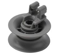 ARMYJY 4 rodillos para cesta superior de lavavajillas para Bosch para Siemens para Neff 611666 gris ABS ruedas de repuesto para SN25M SMV40T SPS40C Series