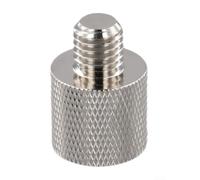 ARMYJY Adaptador de conector de antena M10 a 3/8 para radio Kenwood, convertidor de rosca de metal para uso en exteriores (plata)