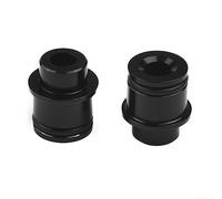ARMYJY Adaptador de conversión de eje pasante de 12/15 mm a 9 mm de liberación rápida/QR Hub compatible con Hope, etc. (2 piezas de 12 a 9 mm)