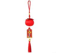 ARMYJY Adorno colgante de caqui para festival lunar, decoración tradicional china roja para pared, marco de puerta, jardín, patio, porche, 120 x 13 cm (G)