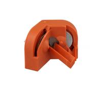 ARMYJY Afilador de brocas eléctrico con 3 soportes para brocas de 2 a 16 mm, rueda de molienda de doble cara, herramienta de afilado rápido para tijeras y cortadores, color naranja, juego de 6 piezas