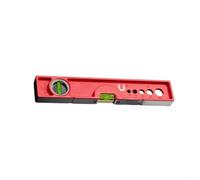 ARMYJY Aluminio fundido de precisión para nivel de burbuja de 50 cm, regla de base magnética con precisión de 0,5 mm para alineación vertical y horizontal, herramienta de mano esencial (300 mm)
