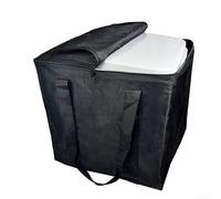 ARMYJY Bolsa de transporte portátil resistente para inodoro que protege los inodoros de 5 3 galones durante el viaje, como lo muestra la imagen, negro