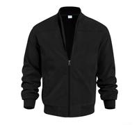 ARMYJY Chaqueta de salvaje vintage para hombre, estilo informal | Chaqueta de salvaje vintage para hombre, estilo Stehkragen Reißverschluss Winddicht, poliéster Langlebig
